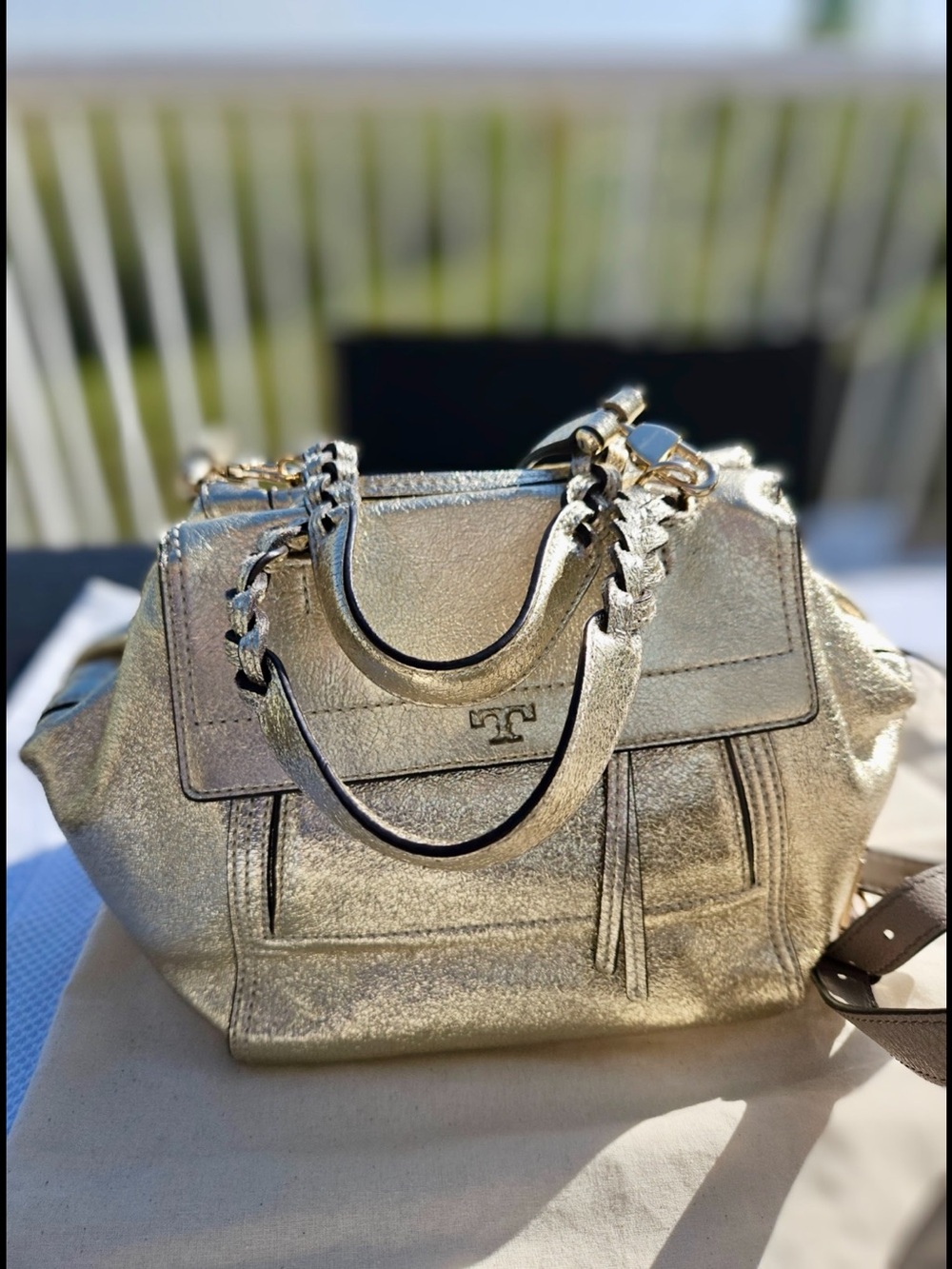 Tory Burch Half-Moon, One of Four